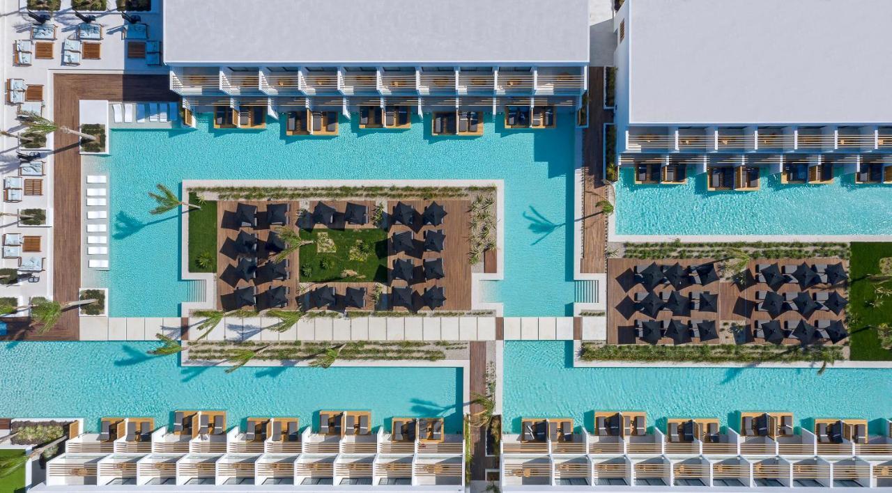 D' Andrea Lagoon All Suites - Adults Only Marmari  Eksteriør bilde Aerial view of the hotel