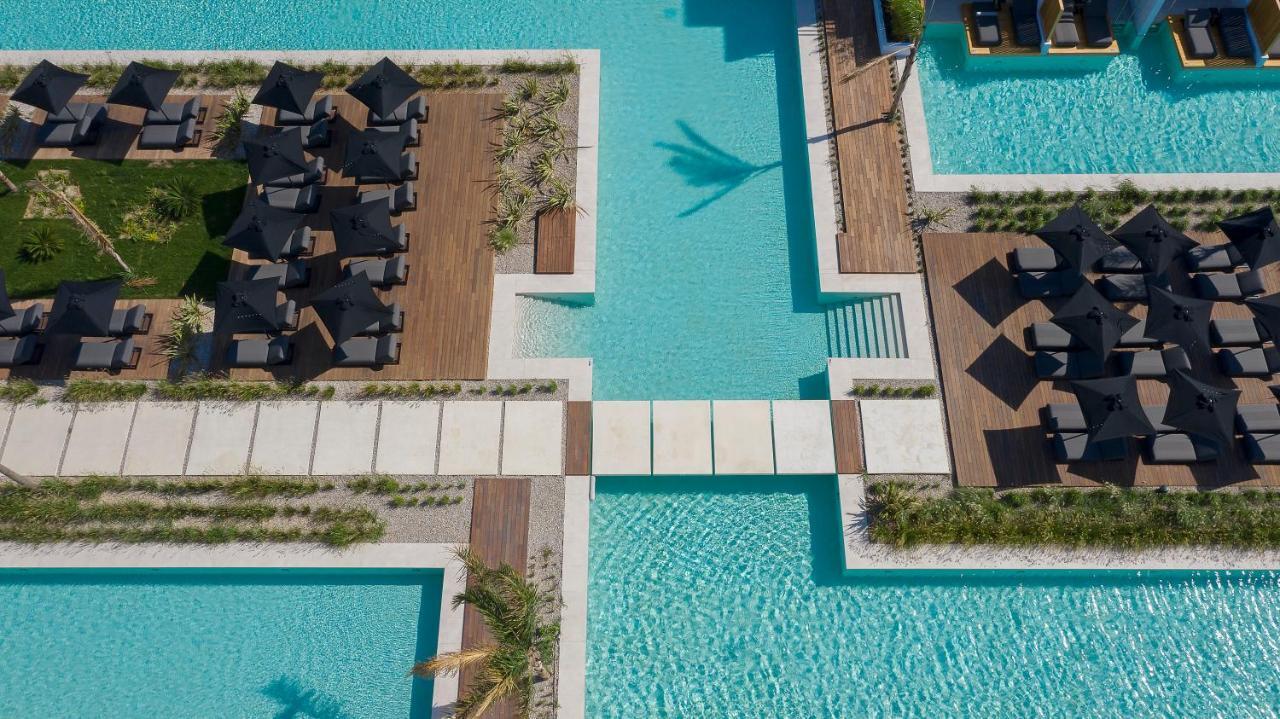 D' Andrea Lagoon All Suites - Adults Only Marmari  Eksteriør bilde Aerial view of the hotel